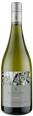 CedarCreek Estate Winery Platinum Jagged Rock Chardonnay  6x750ml