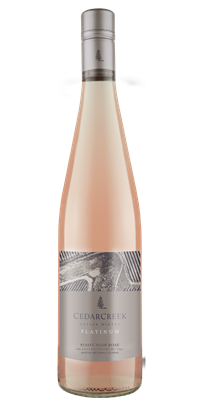 CedarCreek Estate Winery Platinum Pinot Noir Rose South Kelowna Slopes Organic  12x750ml