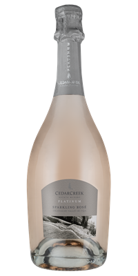CedarCreek Estate Winery Platinum, VQA Sparkling Rose 12x750ml