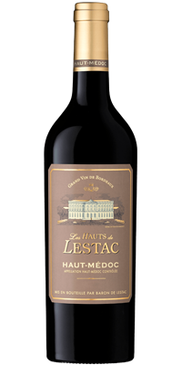 Baron de Lestac Les Hauts de Lestac Bordeaux Rouge  12x750ml