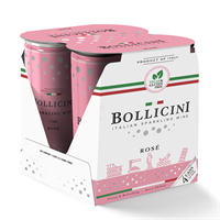 Bollicini Sparkling Rose 4 Pack  12x(4x250ml)