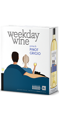 ICB Weekday Wine Pinot Grigio 4x4L