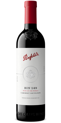 Penfolds California Bin 149 Cabernet Sauvignon Wine of the World South Australia and Napa Valley WOOD BOX 6x750ml